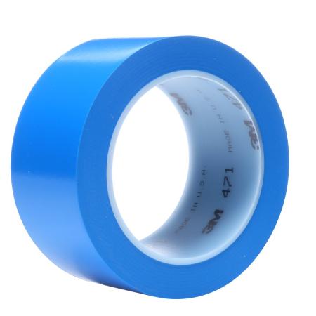 3M™ Weich-PVC-Klebeband 471, Blau, 50 mm x 33 m, 0.14 mm