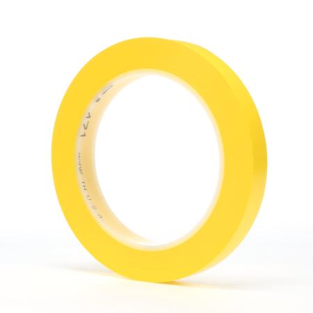 Preview: 3M™ Weich-PVC-Klebeband 471, Gelb, 12 mm x 33 m, 0.14 mm