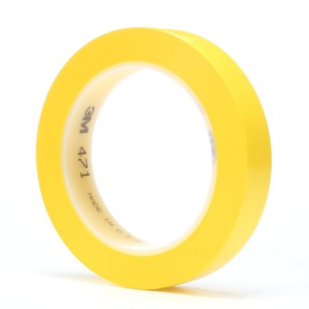 3M™ Weich-PVC-Klebeband 471, Gelb, 19 mm x 33 m, 0.14 mm