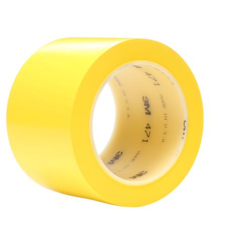 3M™ Weich-PVC-Klebeband 471, Gelb, 76 mm x 33 m, 0.14 mm