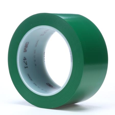 3M™ Weich-PVC-Klebeband 471, Grün, 50 mm x 33 m, 0.14 mm