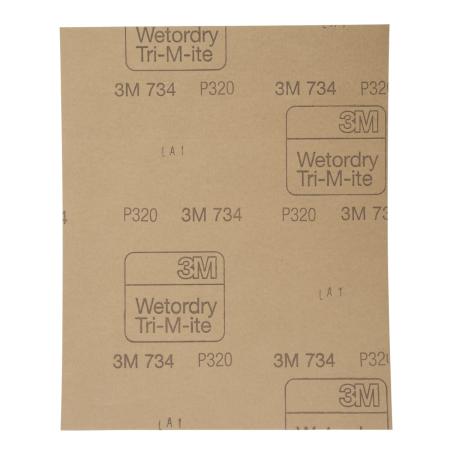 Preview: 3M™ Wetordry™ Schleifpapier 734, 230 mm x 280 mm, P320, 01977