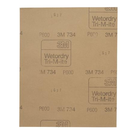 Preview: 3M™ Wetordry™ Schleifpapier 734, 230 mm x 280 mm, P600, 01973