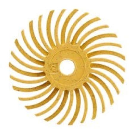 Scotch-Brite™ Radial Bristle Brush RB-ZB, gelb, 19 mm x 1,58 mm, P80, Typ C