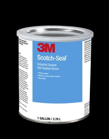 3M™ Kleb- und Dichtmasse auf Nitrilkautschukbasis 800, Rot-Braun, 3.785 L