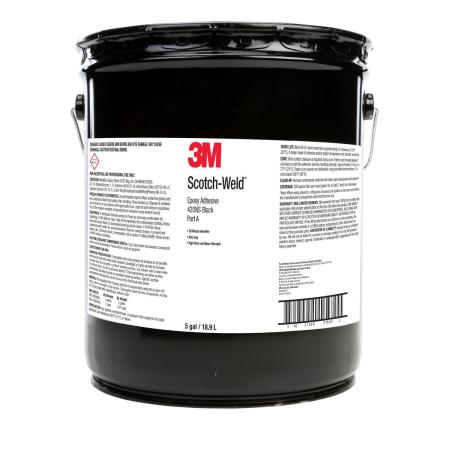 3M™ Scotch-Weld™ 2-Komponenten-Konstruktionsklebstoff auf Epoxidharzbasis DP420NS, Teil A, Schwarz, 18.9 L