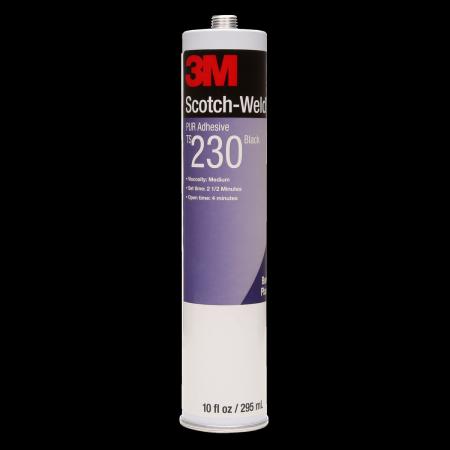 3M™ Scotch-Weld™ Reaktiver PUR Schmelzklebstoff TS230, Schwarz, 295 ml