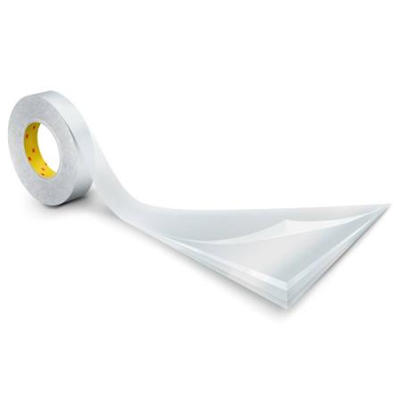 3M™ Doppelseitiges Klebeband 9628FL, Transparent, 1372 mm x 55 m, 0.05 mm