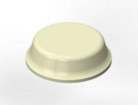 3M™ Bumpon™ SJ5012 Elastikpuffer, Weiß, 12,7 x 3,5 mm, Klebstoff Natur-Kautschuk R-30