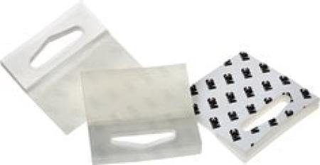 3M™ Hang Tabs selbstklebende Aufhänger 1075, Transparent, 50.8 mm x 50.8 mm