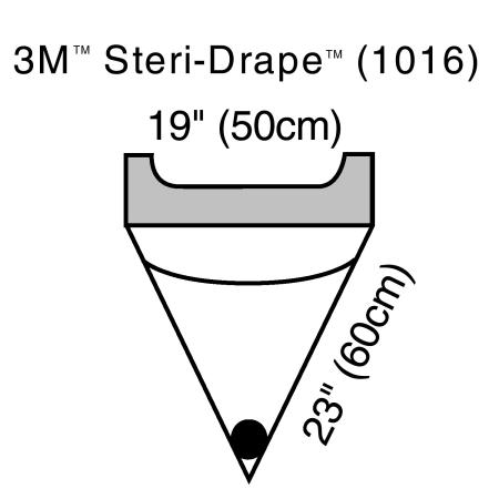 3M™ Steri Drape™ Auffangbeutel, 1016, 55 cm x 50 cm, 10 / Packung