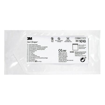 3M™ Steri Drape™ Abdecktuch, selbstklebend, 1010, 45 cm x 60 cm, 10 Stück / Packung