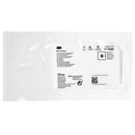 3M™ Steri Drape Lochfolie mit Klebezone, 1020, 40 cm x 40 cm, 10 Stück / Packung