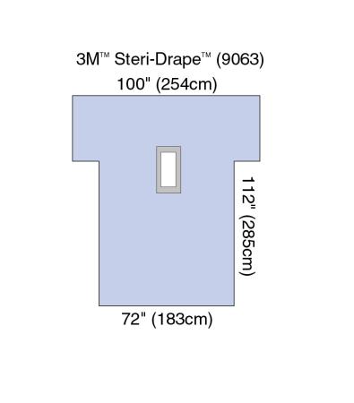 3M™ Laparotomie-Abdeckung, 9063