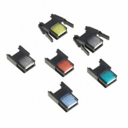 3M™ Mini-Clamp Buchsenstecker, Serie 373, 37306-2206-0W0 FL 100, Schwarz/Grau, 100 ea/Case