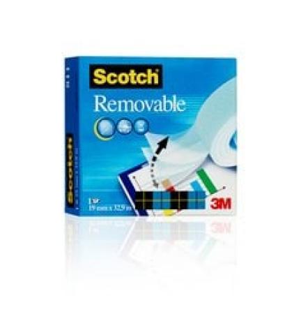 Scotch® unsichtbares Klebeband, ablösbar, 19 mm x 33 m, 1 Rolle