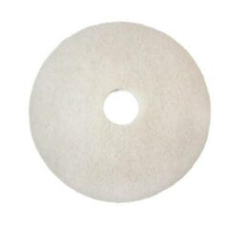 3M™ Premium Maschinenpad, Weiß, 410 mm, 5 Stück / Karton