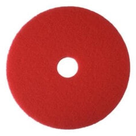 3M™ Premium Maschinenpad, Rot, 406 mm, 5 Stück / Karton