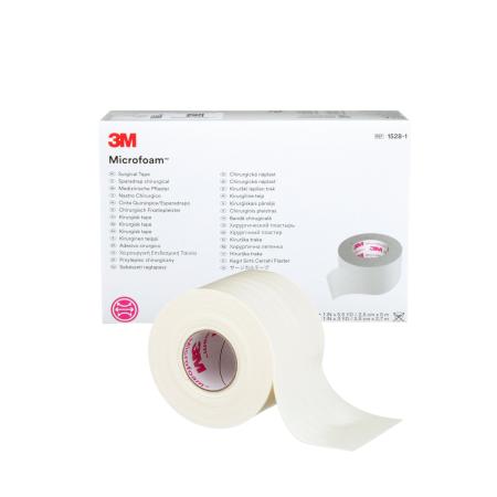 3M™ Microfoam™ Medizinisches Spezialpflaster, 1528-1 , 25 mm x 5 m