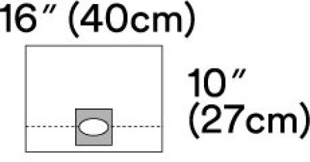 3M™ Steri Drape™ Refraktions-Abdeckung, 1022, 27 cm x 40 cm, 20 Stück / Packung