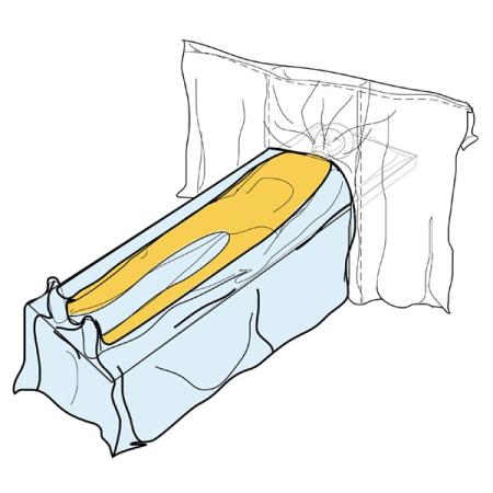 3M™ Kardiovascular-Abdeckung, 6681, mit 3M™ Ioban™ 2 Inzisionsfolie