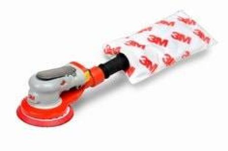 3M™ Einhand-Druckluft-Exzenterschleifer Serie Elite, 125 mm, integrierte Absaugung, 2,5 mm Schleifhub