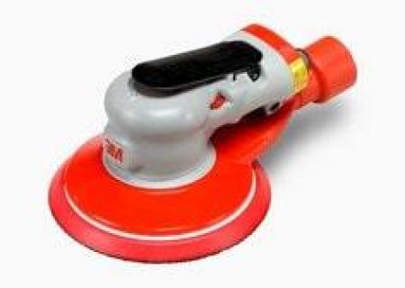 3M™ Einhand-Druckluft-Exzenterschleifer Serie Elite mit integrierter Absaugung, 150 mm, 5 mm Schleifhub, 5/16“-Gewinde