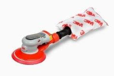 3M™ Einhand-Druckluft-Exzenterschleifer Serie Elite, 150 mm, integrierte Absaugung, 2,5 mm Schleifhub