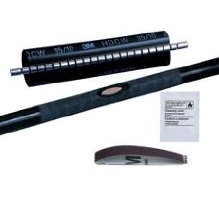 3M™ HDCW Warmschrumpf-Reparaturmanschette, Schwarz, 80/25 mm, 750 mm