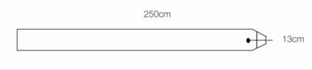 3M™ Steri Drape™ Kamerabezug, 1100E, 250 cm x 13 cm, 50 Stück / Packung