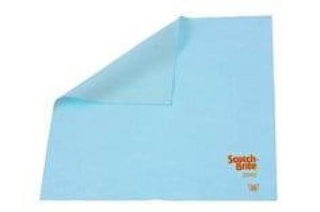 3M™ Scotch-Brite™ Mikrofaservlies 2060, Blau, 36 x 40 cm, 10 x 10 Stück / Karton