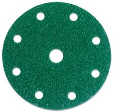 3M™ Hookit™ Papierschleifscheibe 245, 150 mm, P100, 9-fach gelocht