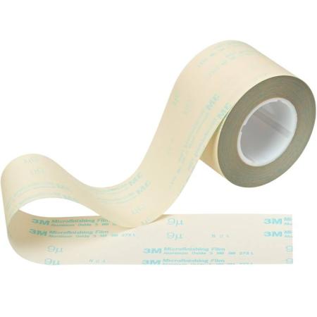 3M™ Microfinishing Film Rolle 272L, 100 mm x 50 m x 76,2 mm, 30 MIC, ASO, Kunststoffkern mit Keilnuten