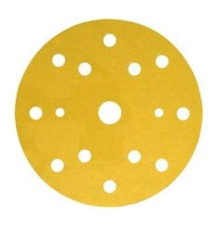 3M™ Hookit™ Papierschleifscheibe 255P, 150 mm, P600, 15-fach gelocht