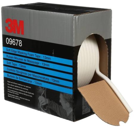 3M™ Soft Edge Foam Abdeckband, Weiß, 13 mm x 50 m, 09678