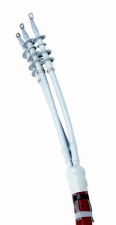 3M™ 93-EB 62-3 QTII Endverschlußgarnitur, 3 Leiter, 12/20 kV Innenraum, 3x 95 - 150 mm²