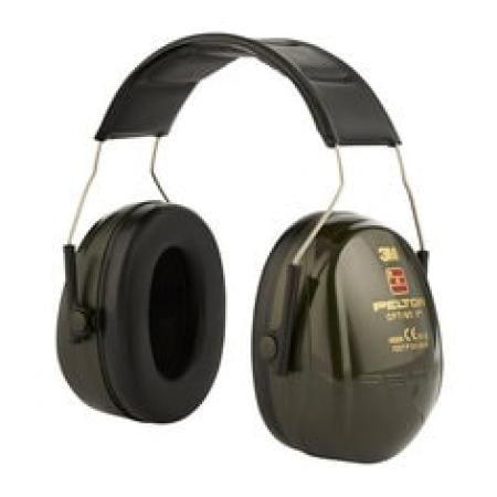 3M™ PELTOR™ Optime™ II Kapselgehörschützer, grün, Kopfbügel, H520A-407-GQ