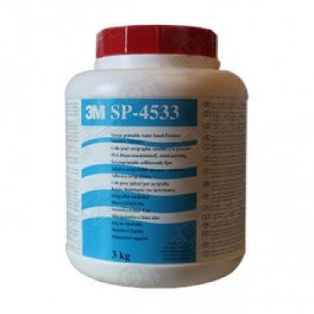 3M™ Siebdruckfähiger Klebstoff SP4533, Milchig Weiß, 3 kg/Gebinde