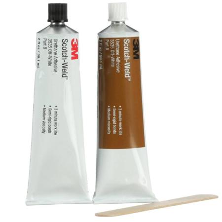 3M™ Scotch-Weld™ 2-Komponenten-Konstruktionsklebstoff auf Polyurethanbasis 3535, Part B/A, Beige, 59 ml