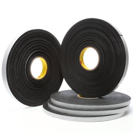 3M™ Einseitiges Vinyl-Schaumstoff-Klebeband 4516, Schwarz, 6 mm x 33 m, 1.6 mm