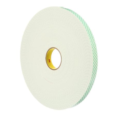 3M™ Doppelseitiges Urethanschaum-Klebeband 4008, Beige, 12 mm x 33 m, 3.2 mm