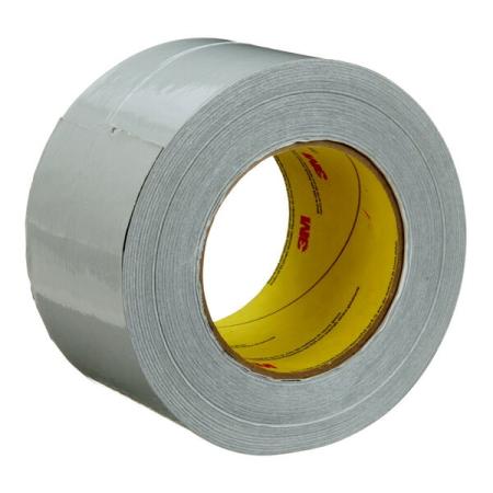 3M™ Venture Tape™ Cryogenic Vapor Barrier Tape 1555CW, Silver, 72 mm x 45.7 m, 16 rolls per case