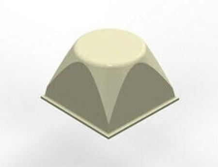 3M™ Bumpon™ SJ5514 Elastikpuffer, Weiß, 20,6 x 13,1 mm, Klebstoff Natur-Kautschuk R-30
