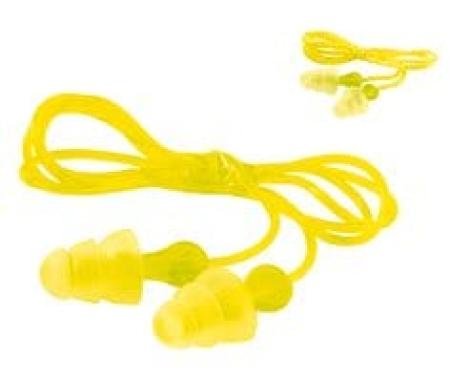 3M™ Tri-Flange™ Gehörschutzstöpsel klein, Gewebekordel, PN-01-006