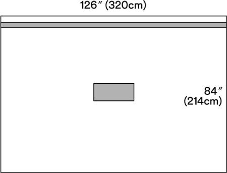 3M™ Steri Drape™ Vertikal-Abdeckung, 1014, 213 cm x 320 cm, 5 Stück / Packung
