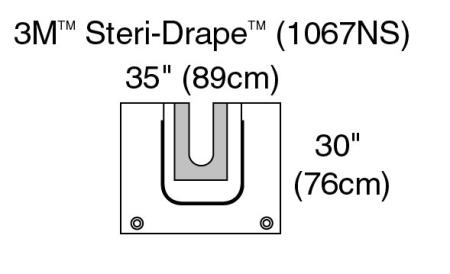 3M™ Steri-Drape™ U-förmiger Auffangbeutel, 1067NS