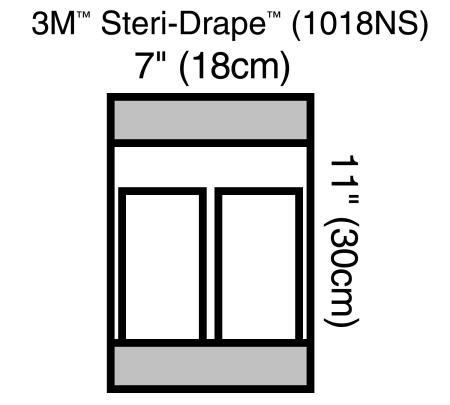 3M™ Steri-Drape™ Instrumententasche, L, nicht steril, 1018LNS