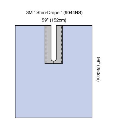 3M™ Steri-Drape™ Schlitztuch mit Klebezone, nicht steril, 9044NS