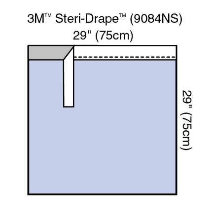 3M™ Steri-Drape™ Abdecktuch mit Klebezone, nicht steril, 9084NS