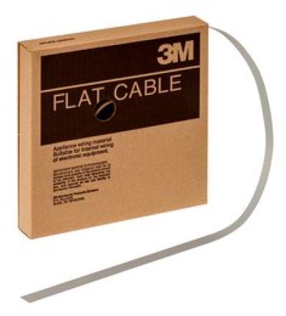 3M™ 3749/26, Flachbandkabel, 26-polig, 3749 Serie, Massivleiter, 0,635 mm, Grau, 30,5 m/Rolle